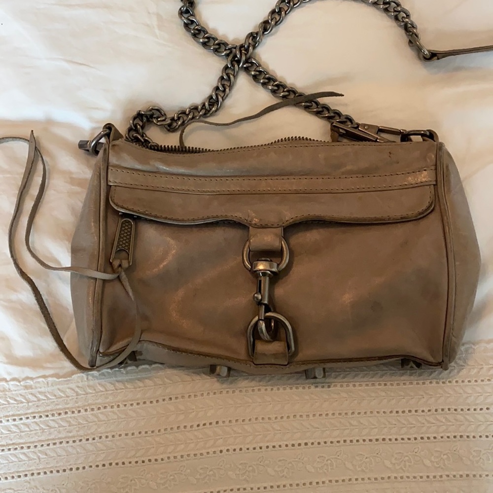 rebecca minkoff gray mini bag